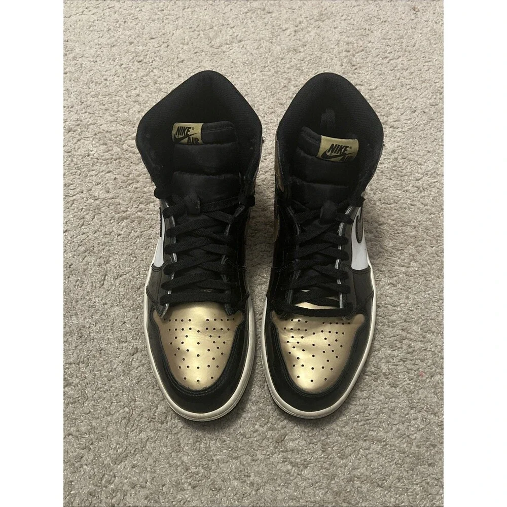 Mens Size 11 Air Jordan 1 Retro OG NRG High Gold Toe 2018 Used